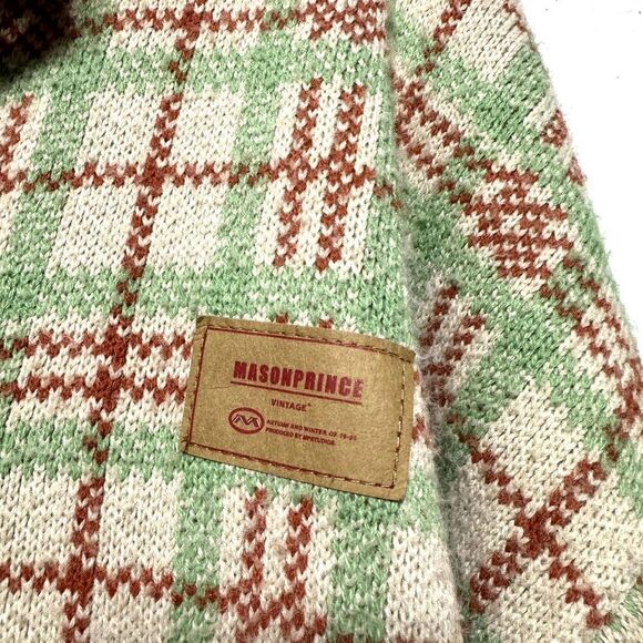 M.P Studios Cardigan Sweater Cotton Thick Knit Long Length Beige Women XL sz 3 - Picture 3 of 8